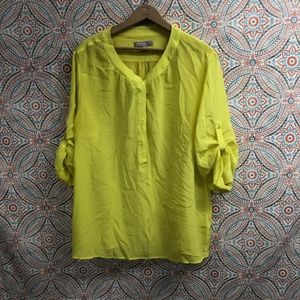 3/$21 - Banana Republic | Yellow Silk Blouse